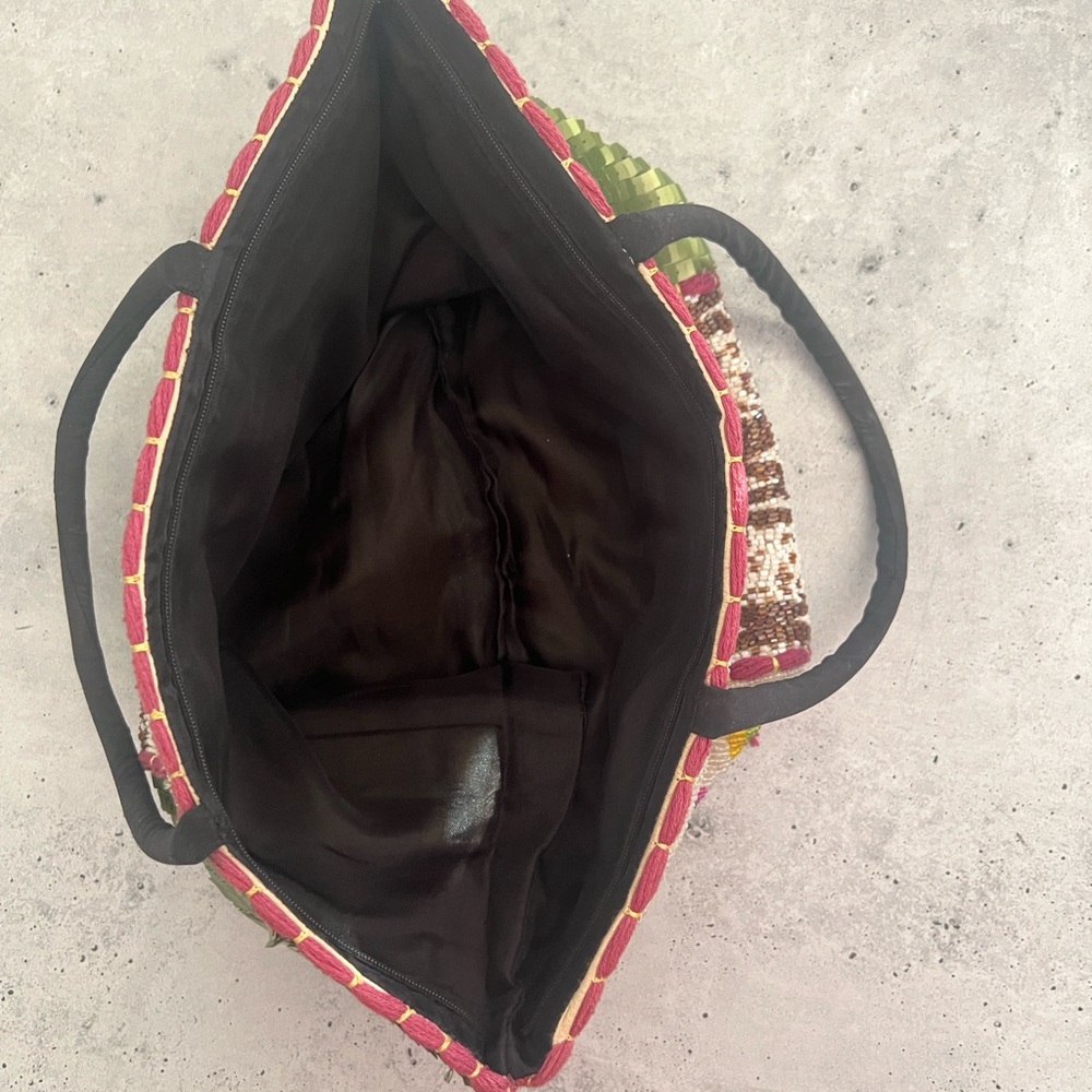 Artisan Multicolor Patchwork Tote Bag - image 4